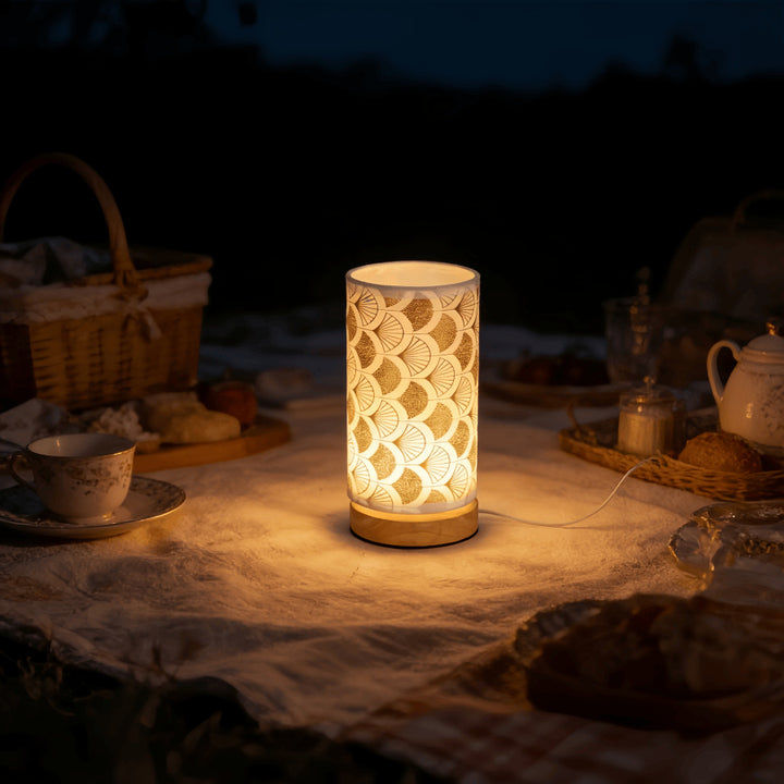 USB-betriebene dekorative Tischlampe mit einstellbarer Helligkeit