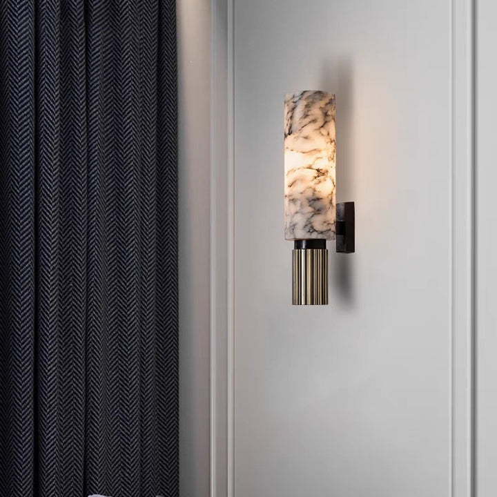 Luxuriöse Marmor Wandleuchte