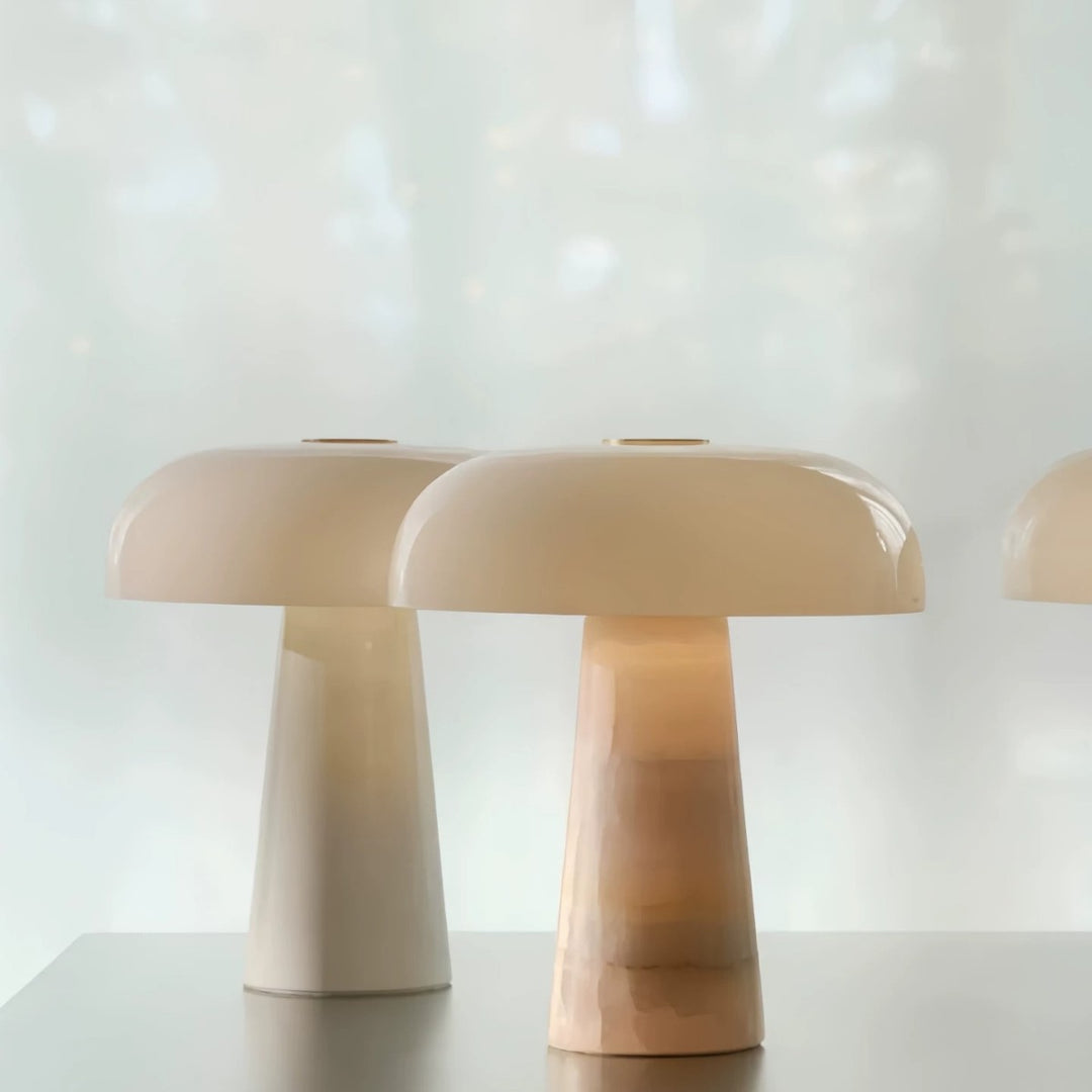 Moderne Pilz Tischlampe