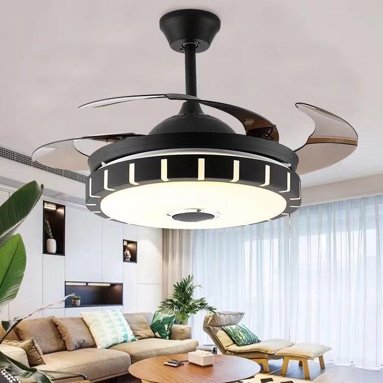 Zeitgenössische Deckenventilator Lichtinstallation