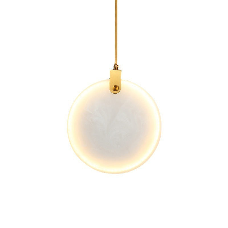 Elegante Marmor-Kreis-Hängerlampe