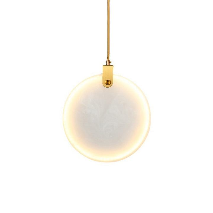 Elegante Marmor-Kreis-Hängerlampe