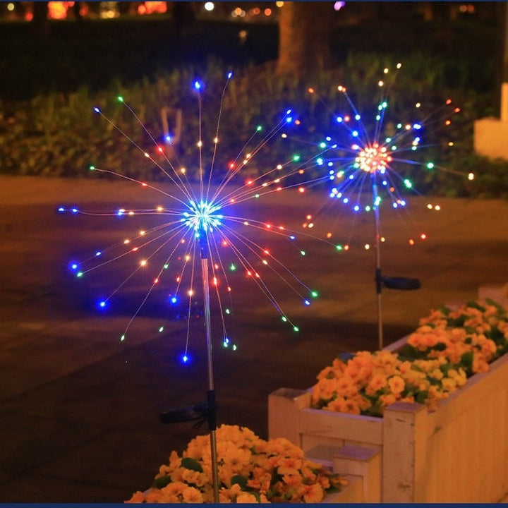 Sternenstrahl Solar Gartenstecker LED Funkel Skulptur