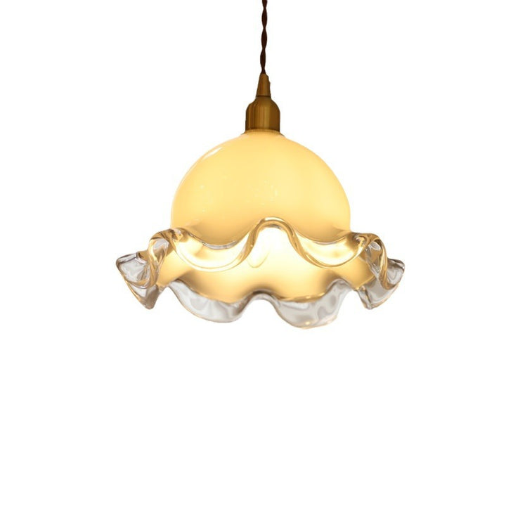 Elegante drei-Lampen-Pendelleuchte