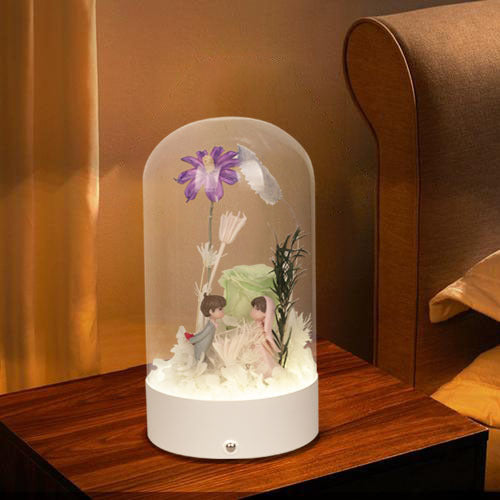 Künstlerische Blumen-Dome-Lampe