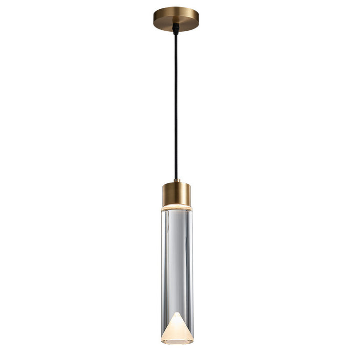 Elegante zylindrische Pendelleuchte