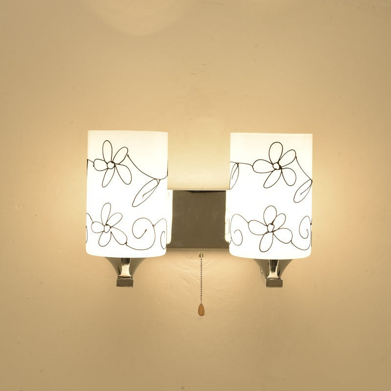 Künstlerische Blumendesign Wandlampe