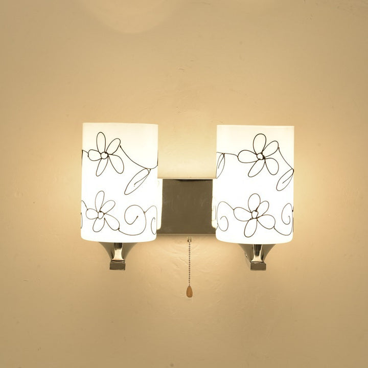 Künstlerische Blumendesign Wandlampe