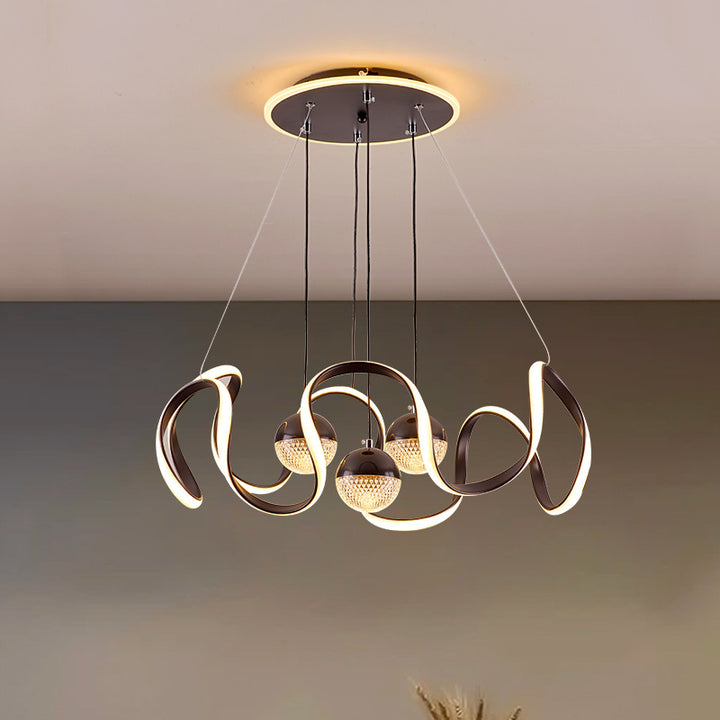 Künstlerische LED-Cluster-Deckenleuchte