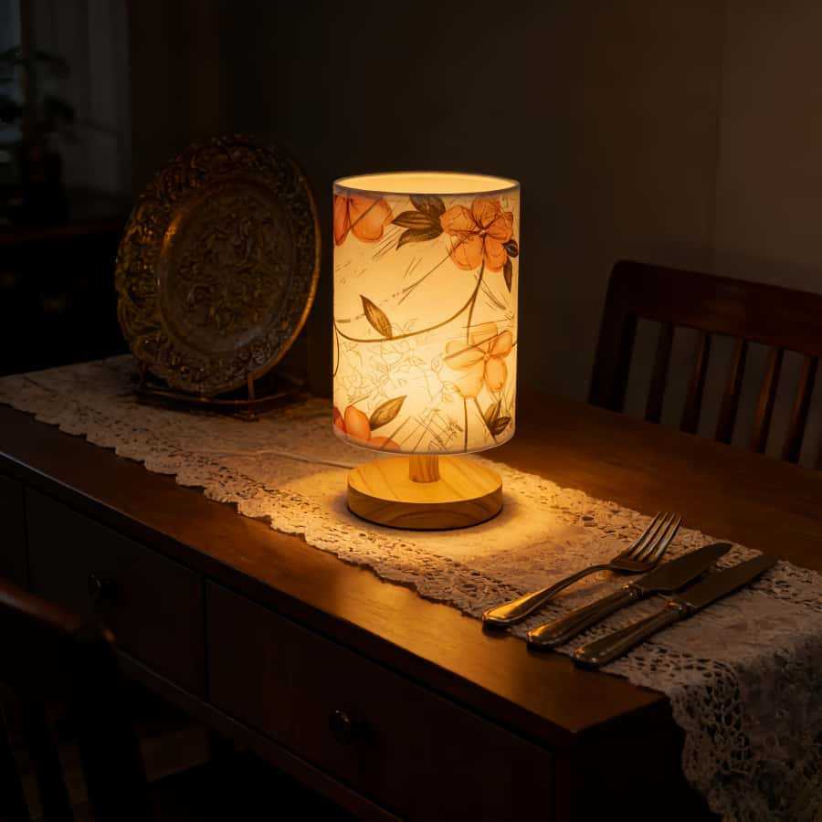 Dekorative Tischlampe