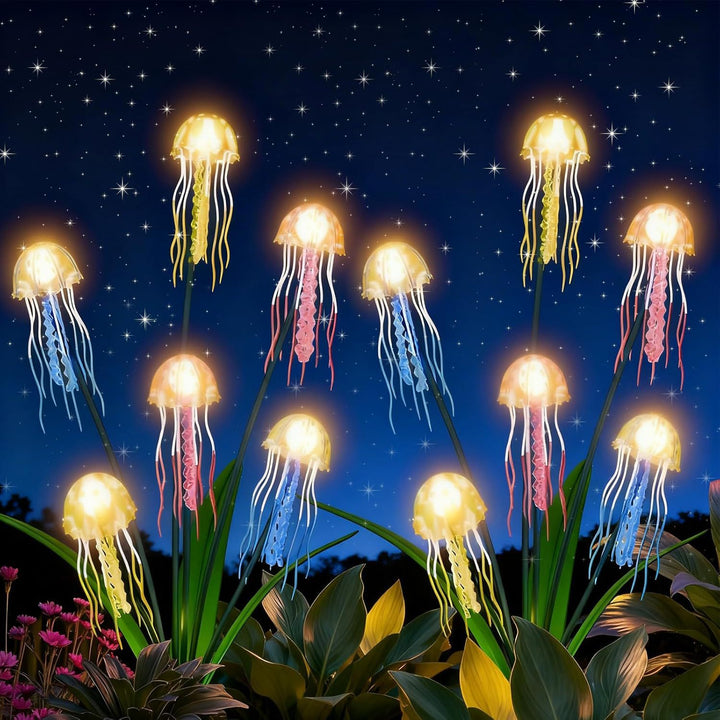 Dekorativer Quallen-LED-Lichtset
