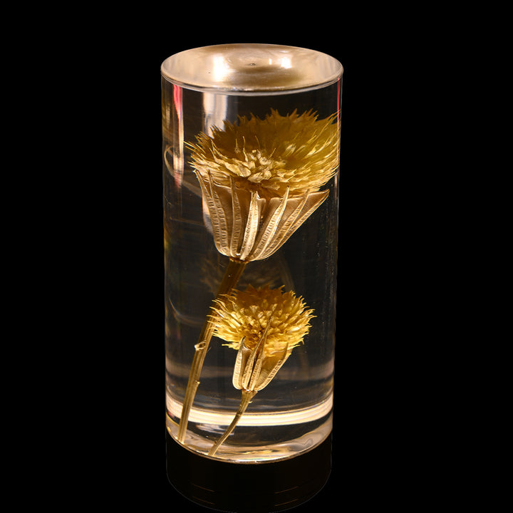 Elegante Blumenglaslampe