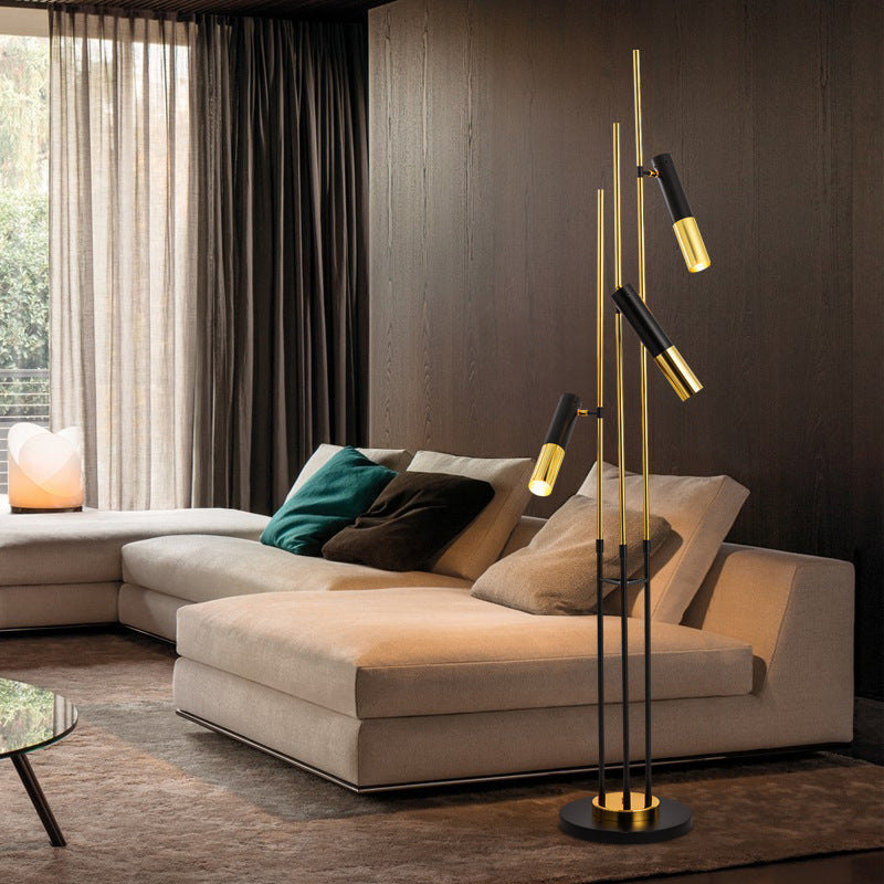 Verstellbare Mehrkopf-Stehlampe