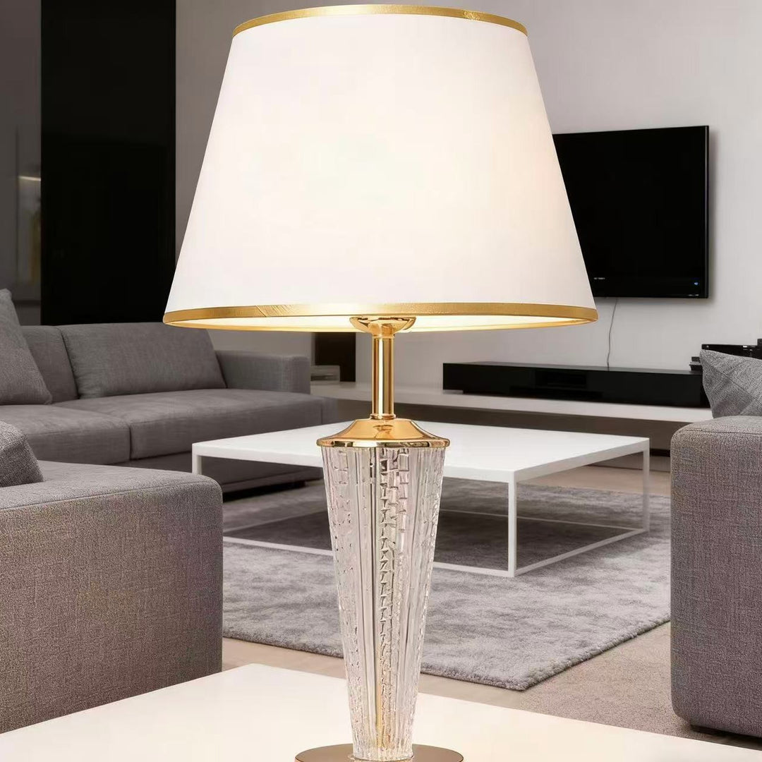 Elegante Kristall Akzent Tischlampe