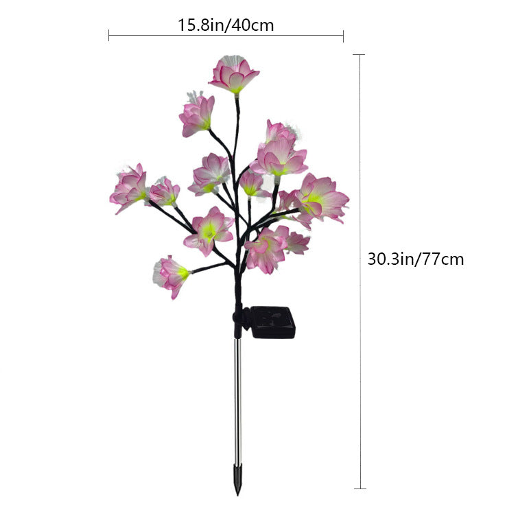 Solarbetriebene dekorative Blumenlichthalter