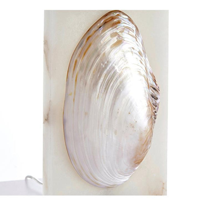 Dekorative Muscheltischlampe