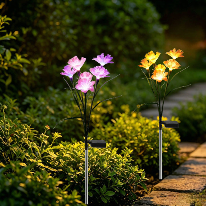 Dekorative LED Flora Gartensteckerlichter