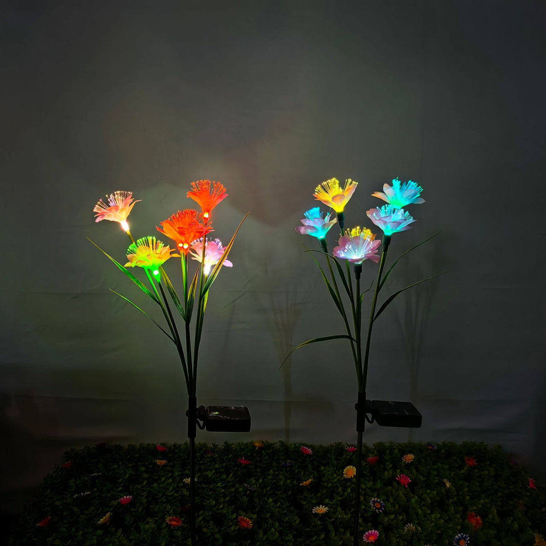 Dekorative LED Flora Gartensteckerlichter