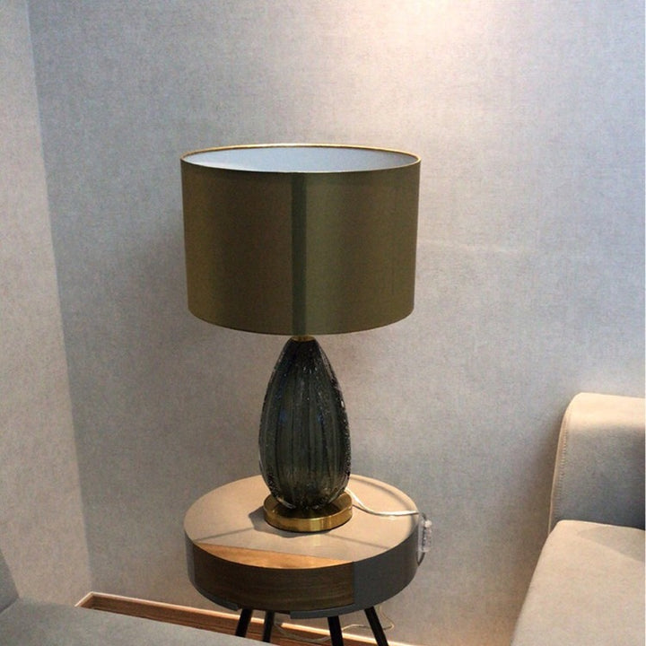 Moderne Texturierte Glas Tischlampe