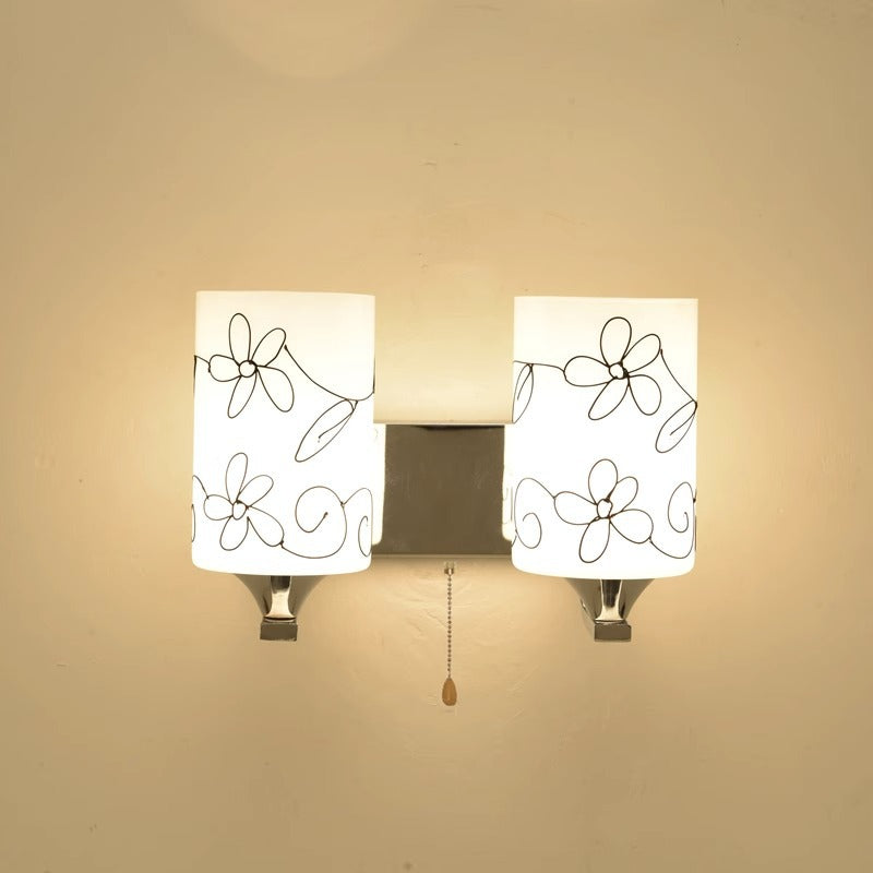 Künstlerische Blumendesign Wandlampe