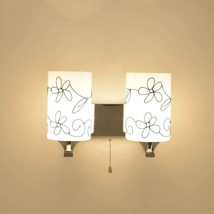 Künstlerische Blumendesign Wandlampe