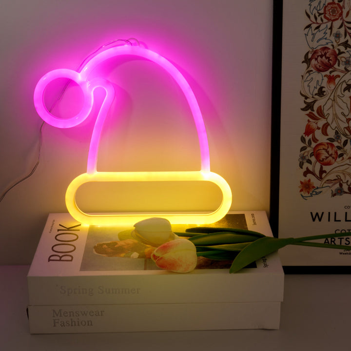 Neon Holiday Hat Nachtlicht