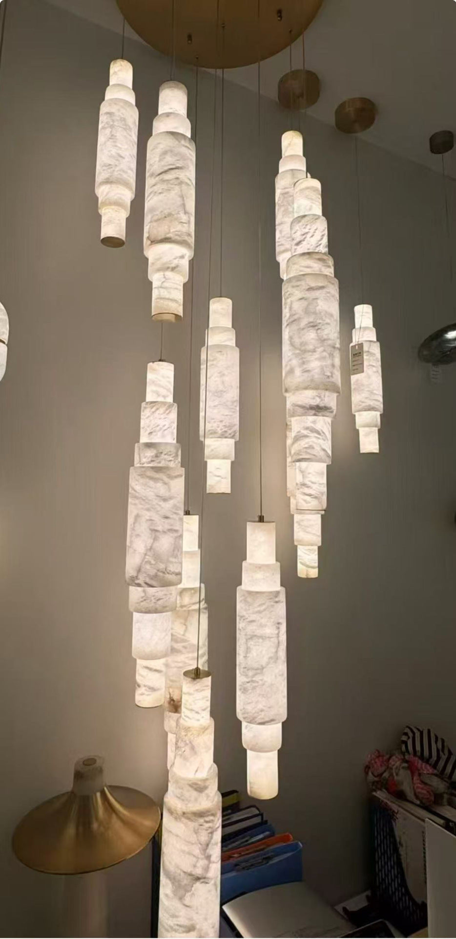 Moderne Marmor Pendelleuchte