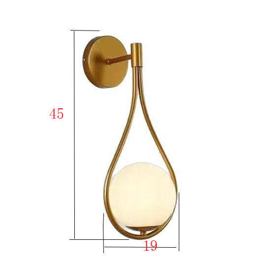Modern Elegante Orb Wandlampe