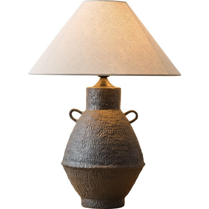 Rustikale dekorative Tischlampe