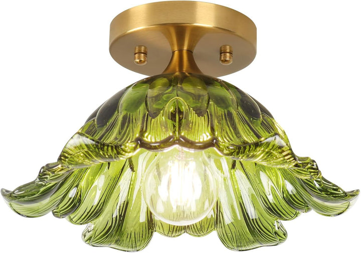 Elegante Glashaube Deckenleuchte