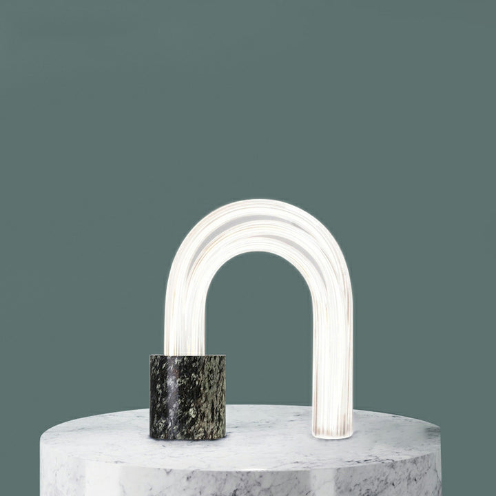 Moderne künstlerische Tischlampe mit Bogen-Design