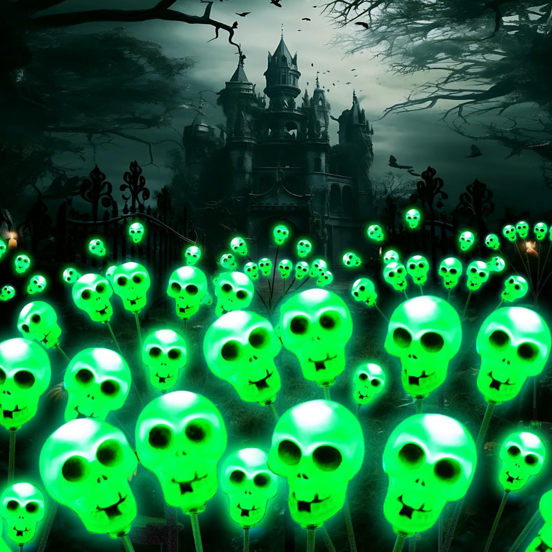 Dekorative Totenkopflichter
