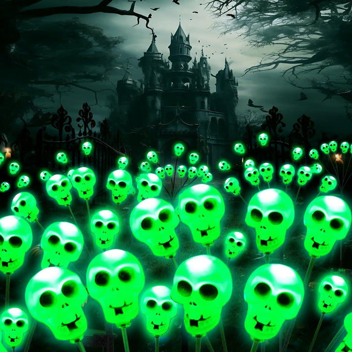 Dekorative Totenkopflichter