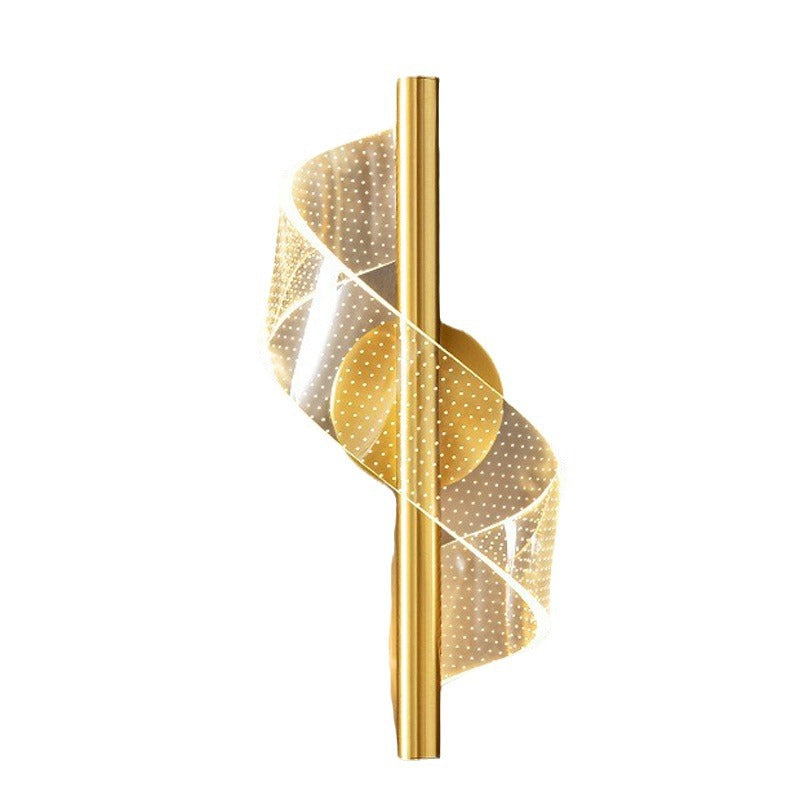 Elegante Wirbel-Wandleuchte