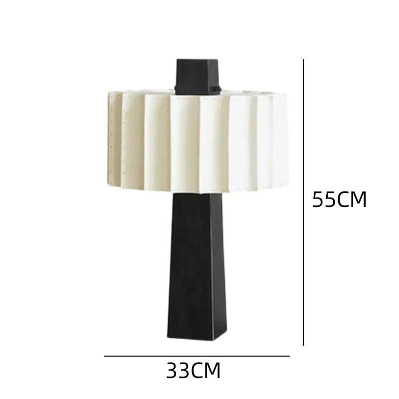 Zeitgenössische Tischlampe mit modernem geometrischen Muster