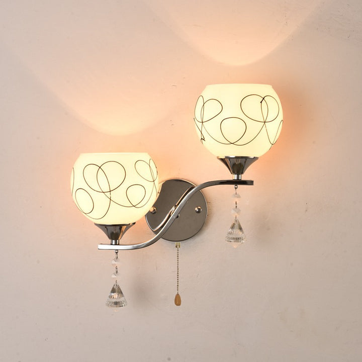 Moderne Elegante Doppel-Glühbirnen-Wandleuchte