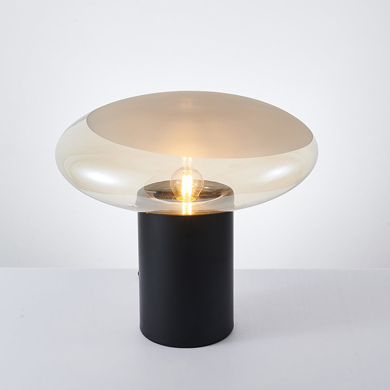 Zeitgenössische Glas-Tischlampe