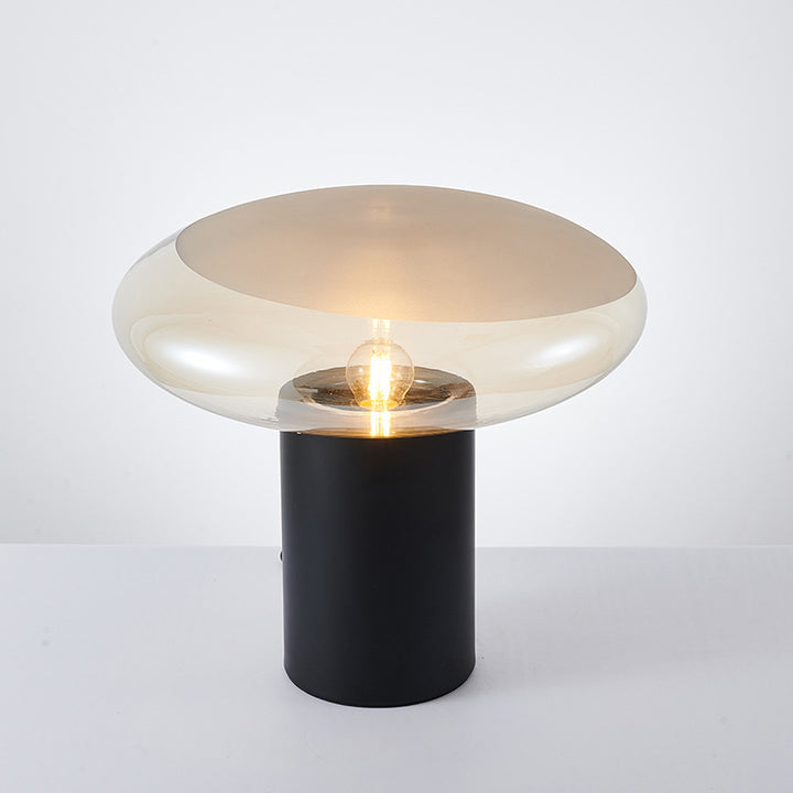 Zeitgenössische Glas-Tischlampe