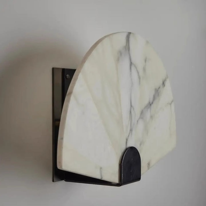 Marmor Fächer Wandleuchte