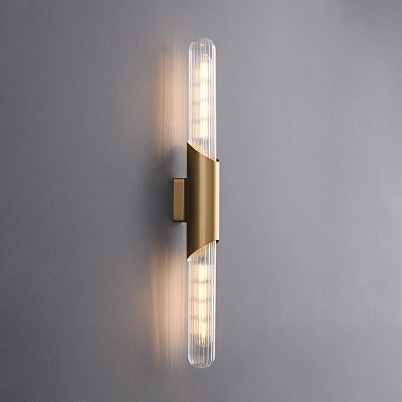 Elegante industrielle Wandlichtarmatur