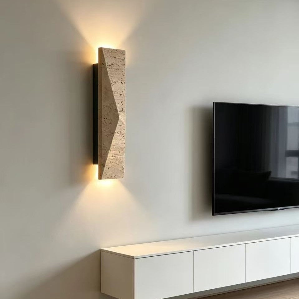 Moderne geometrische Wandleuchte