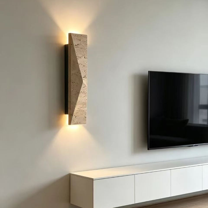 Moderne geometrische Wandleuchte