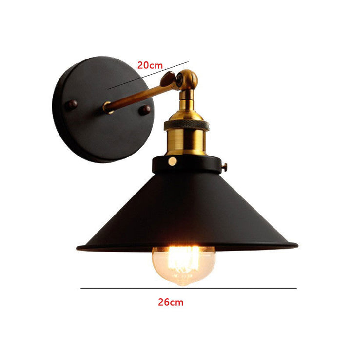 Industrielle Wandlampe