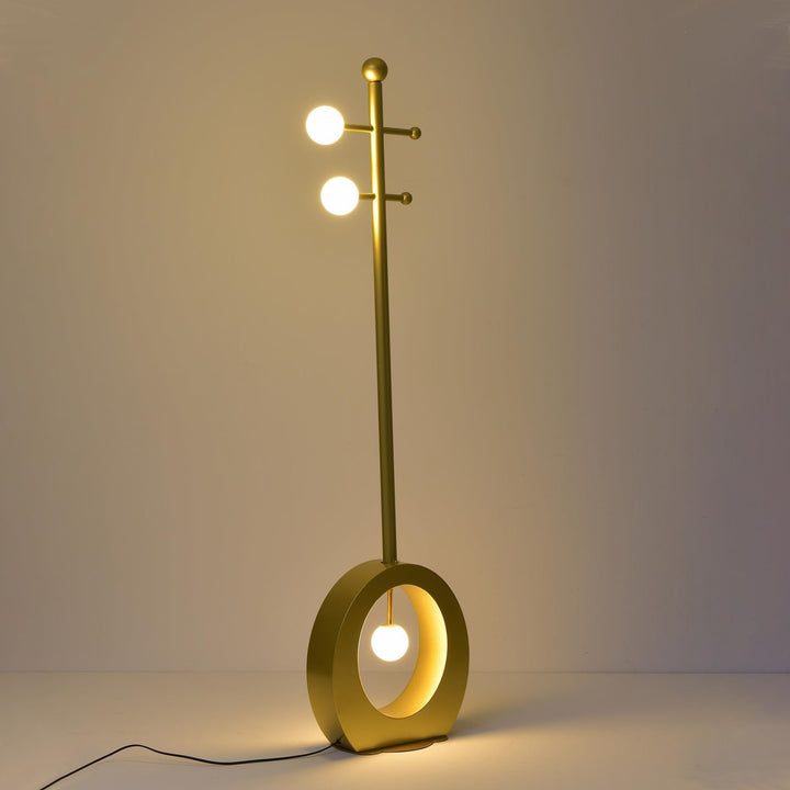 Zeitgenössische Kreis-Stehlampe