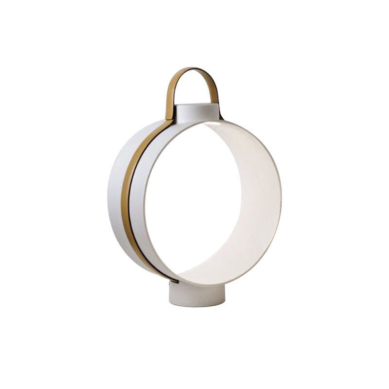 Moderne Kreisförmige Tragbare Tischlampe