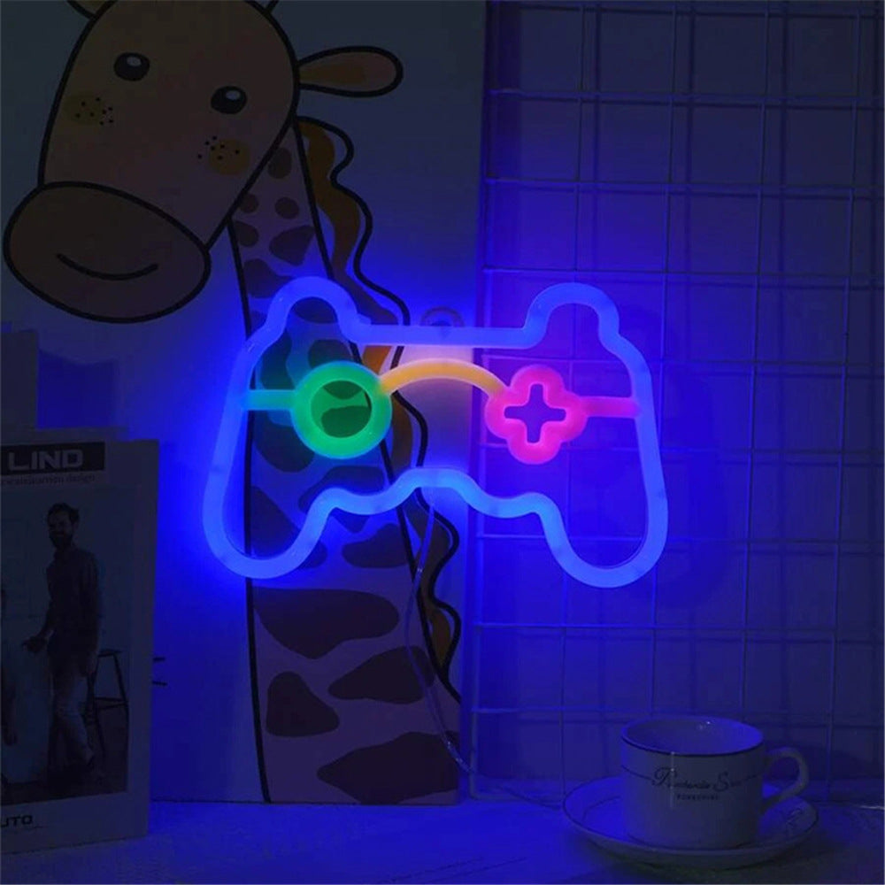 Gaming-Controller Neonlicht