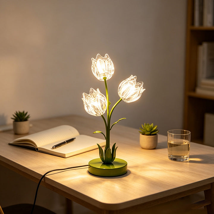 Florale Dessert Tischlampe