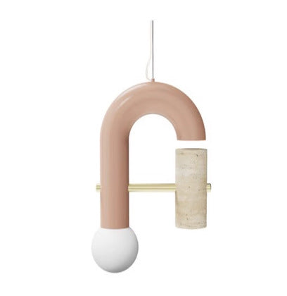Künstlerische Hängeleuchte mit zeitgemäßem Design