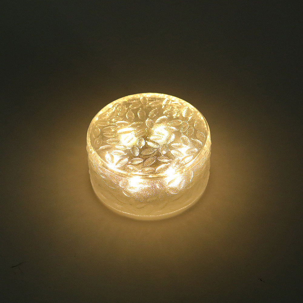 Frosted Glass In-Ground Solar Pathway LED Lights