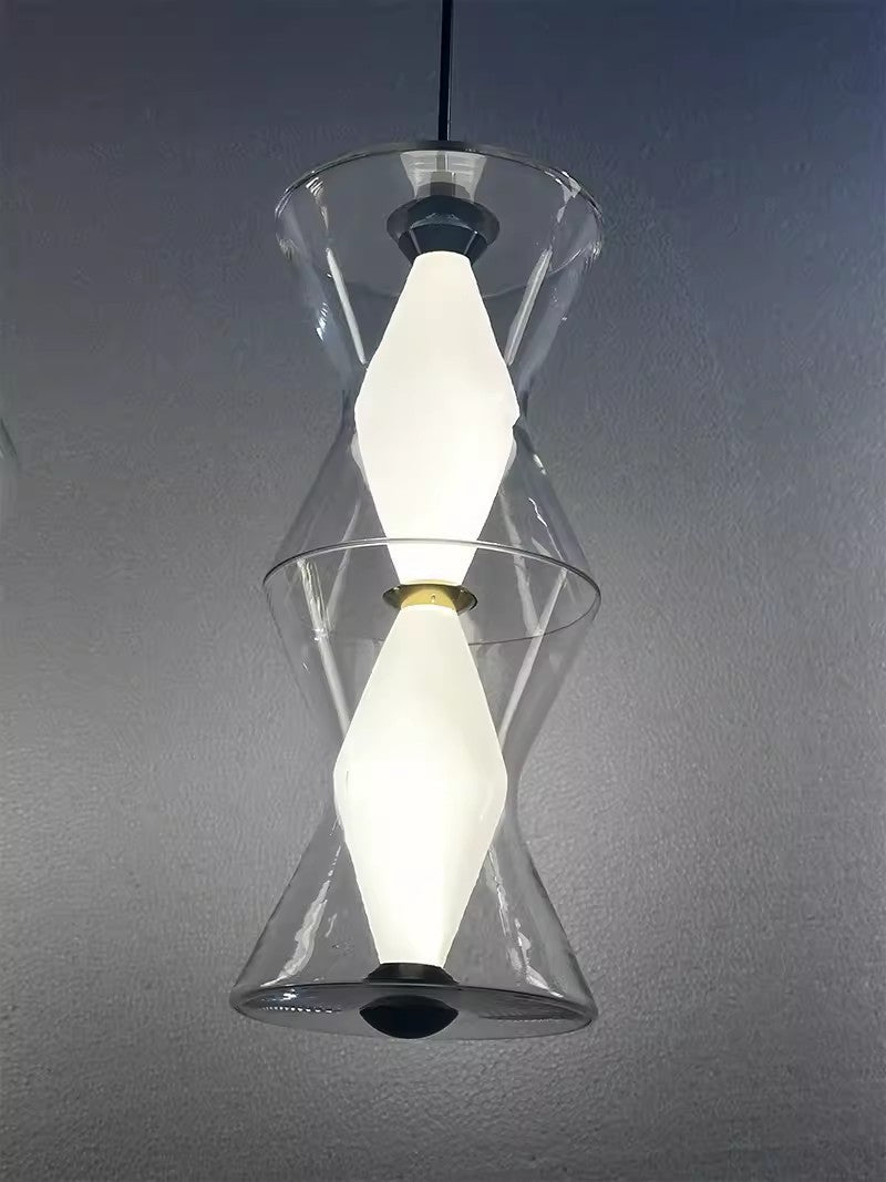 Künstlerische Glas Pendelleuchte